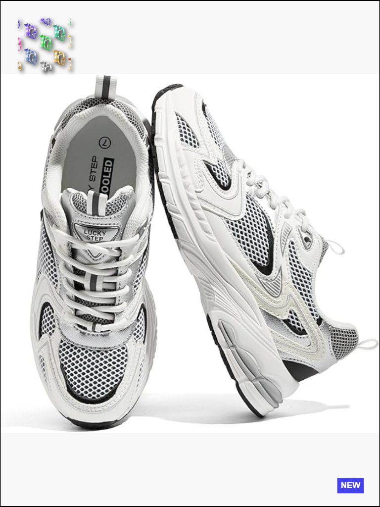 Chunky Fashion Sneakers Mesh Breathable Sports Platform Walking Shoes Lace Up